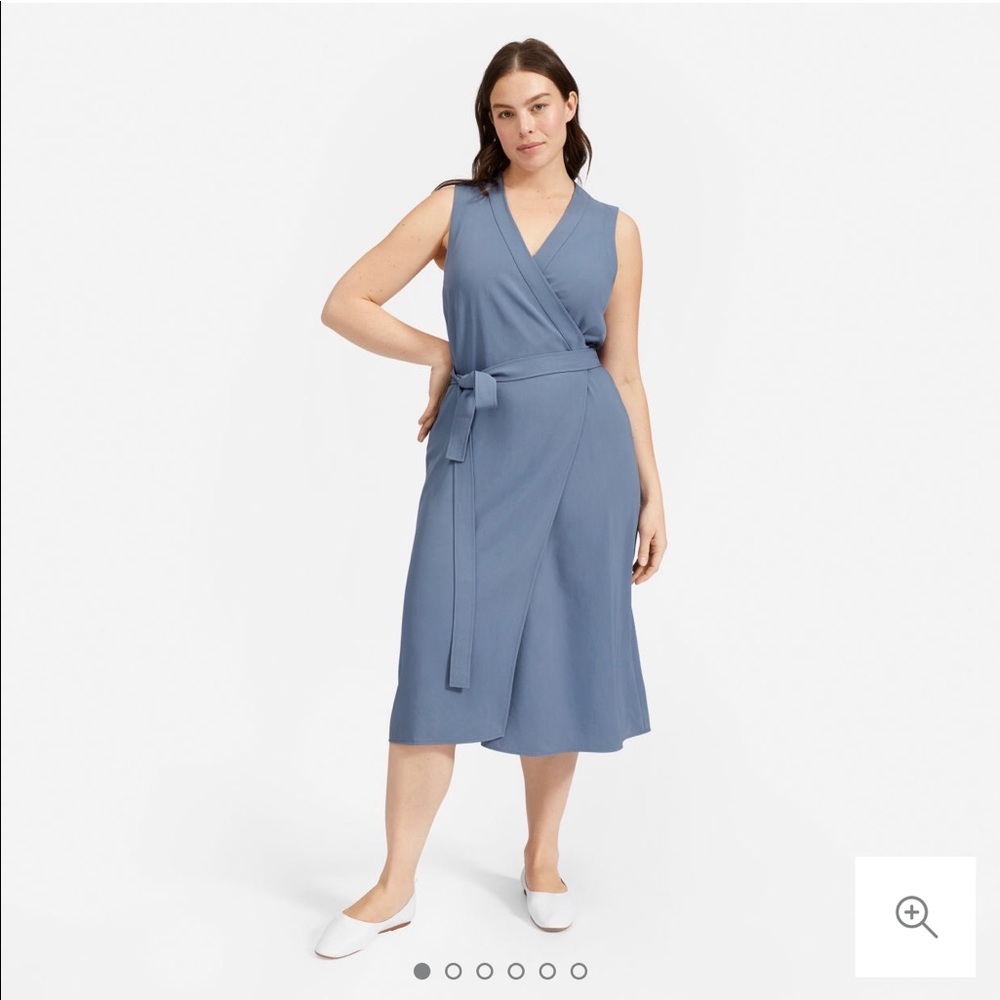 Japanese GoWeave Sleeveless Wrap Dress